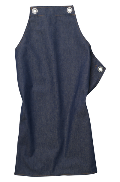 Individuelle Jeans/Melange-Latzschürzen (ohne Schürzenbänder) Hellgrau