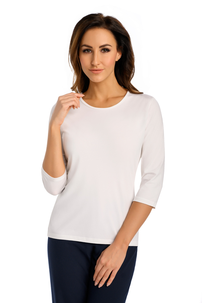 Damen Rundhals-Shirt 3/4 Arm