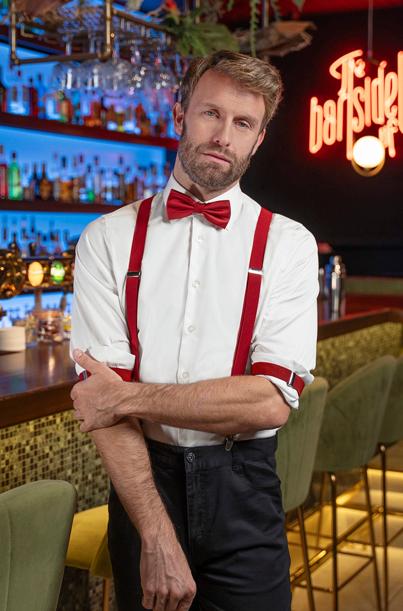 5er Pack Hosenträger Classic