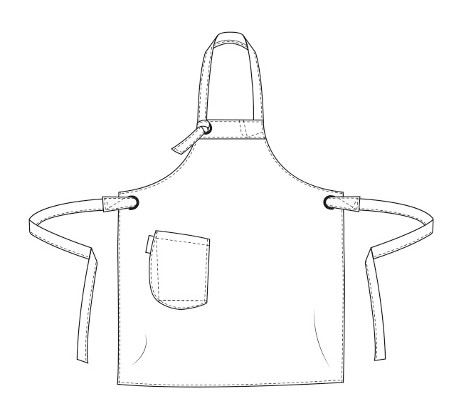 Latzschürze BIB APRON BUJUTSU
