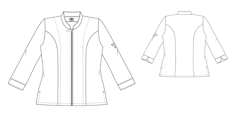 Damen Kochjacke LADY MONZA