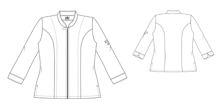 Damen Kochjacke LADY MONZA