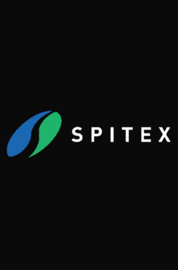 Stickerei "Spitex" Logo auf dunkles Poloshirt