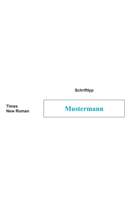 Namensstickerei 3-zeilig