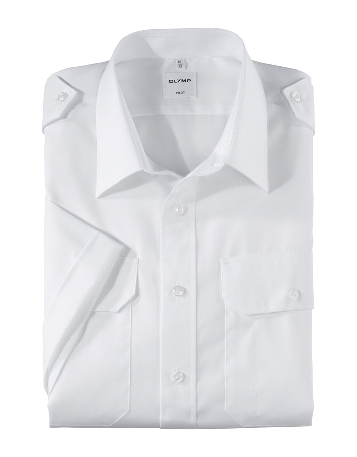 Pilotenhemd Comfort Fit Kurzarm