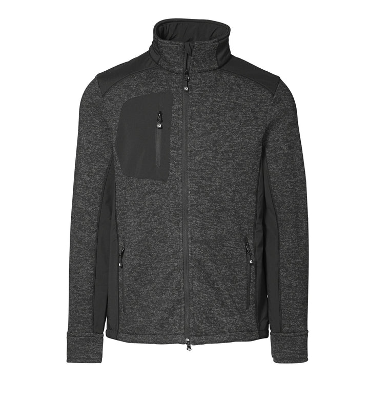 Strickfleece Jacke Herren