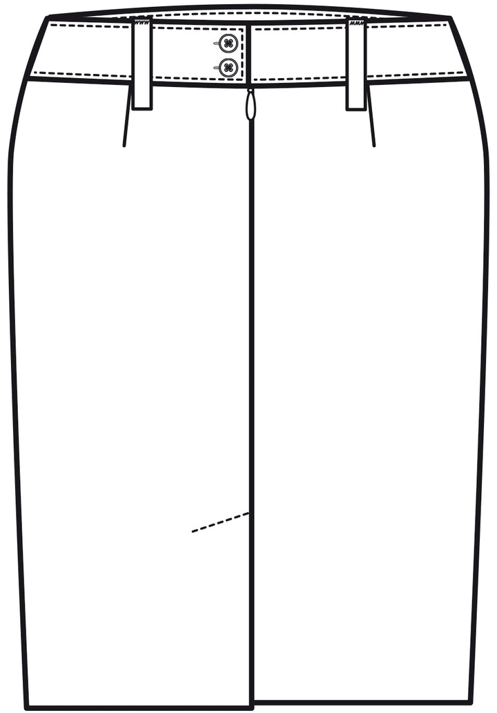 Damen-Stiftrock Regular Fit