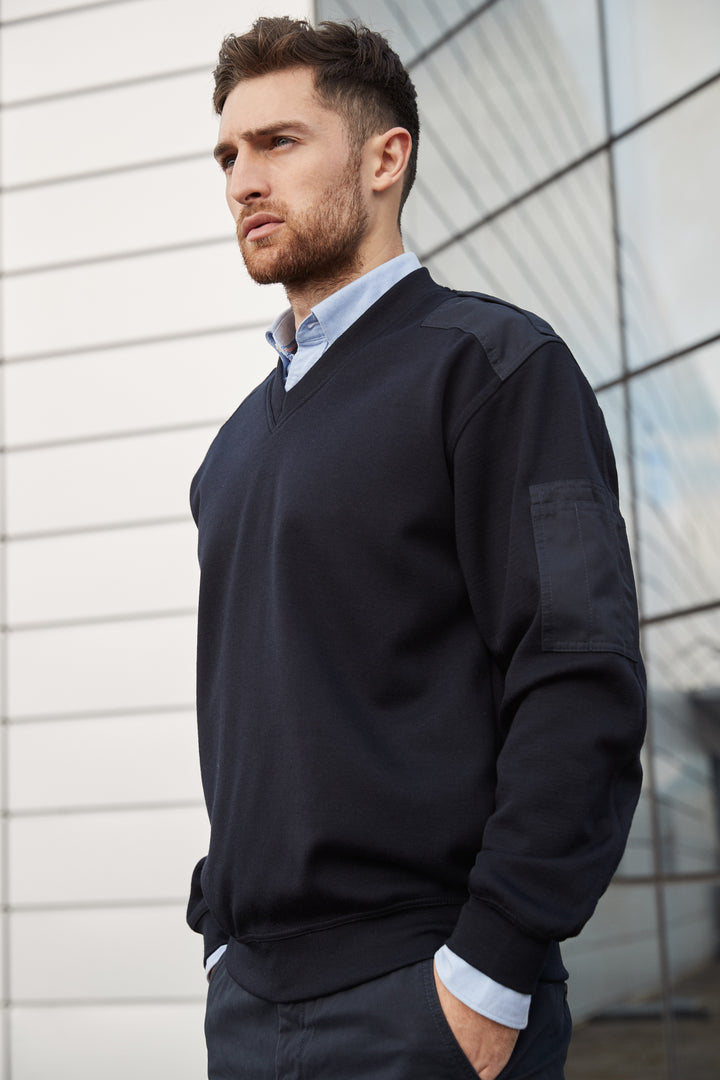 Herren Nato Pullover V-Neck