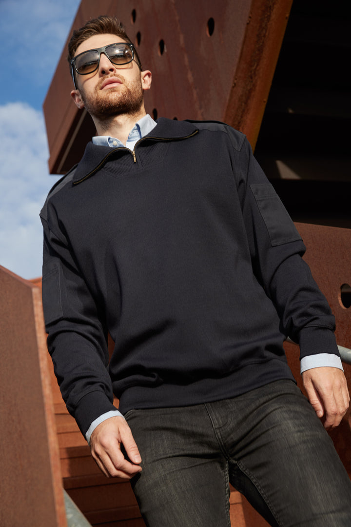 Aviation Herren Pullover 1/4 Zip