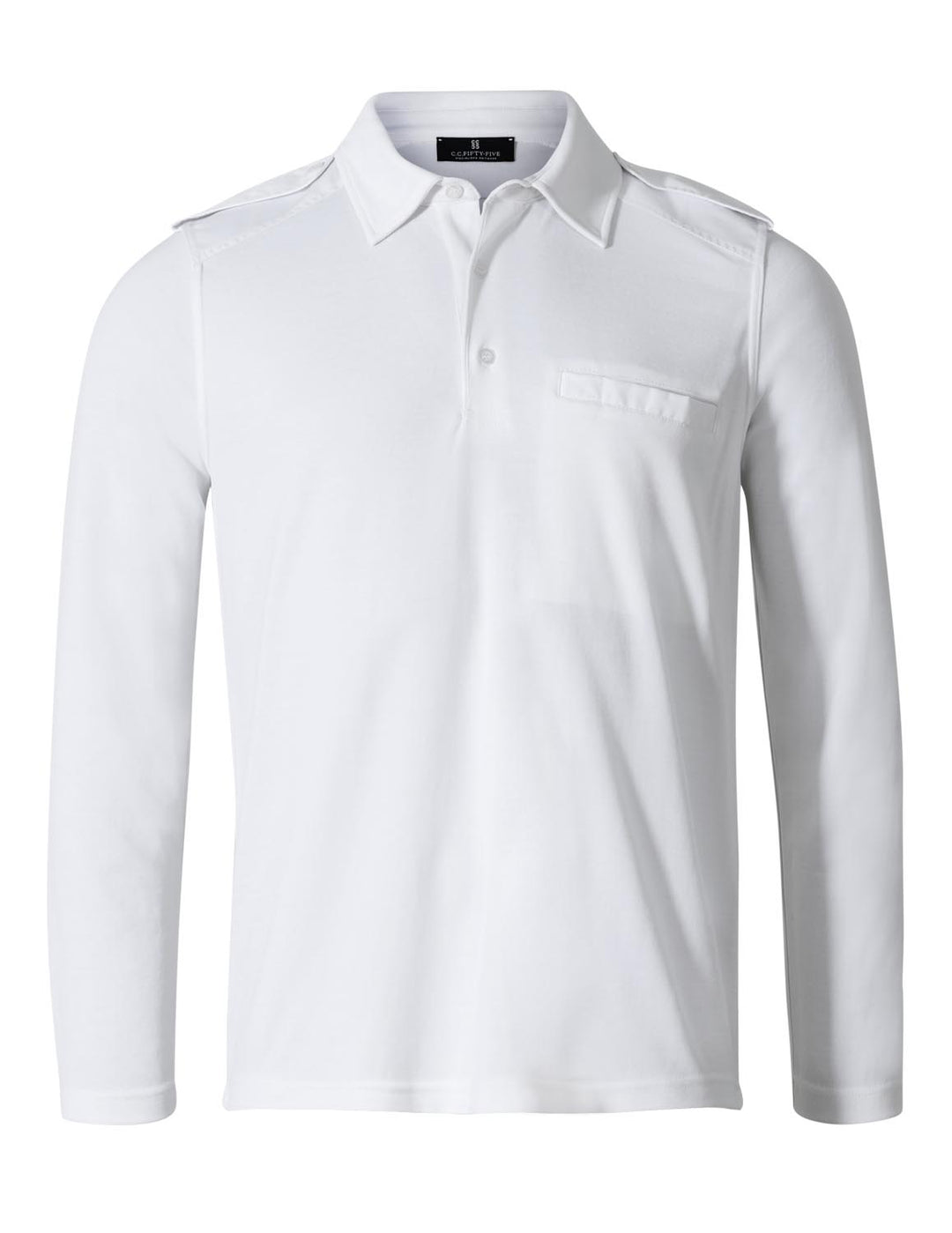 Herren Nato Langarm Polo Shirt Regular-Fit