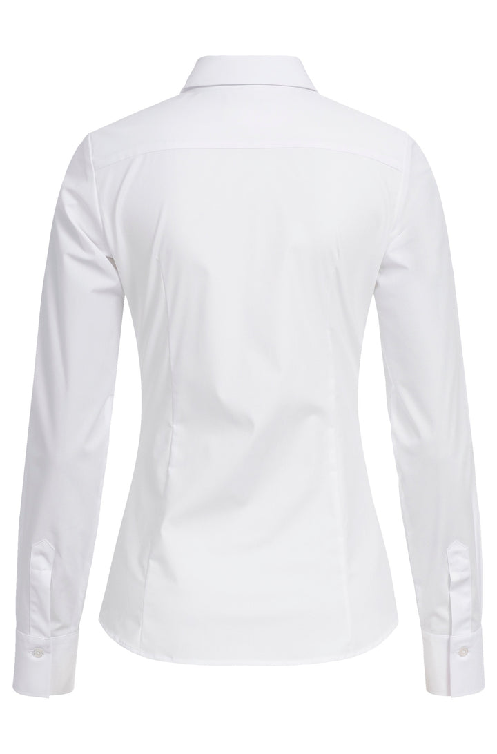 Business Damenbluse Slim Fit mit Kentkragen