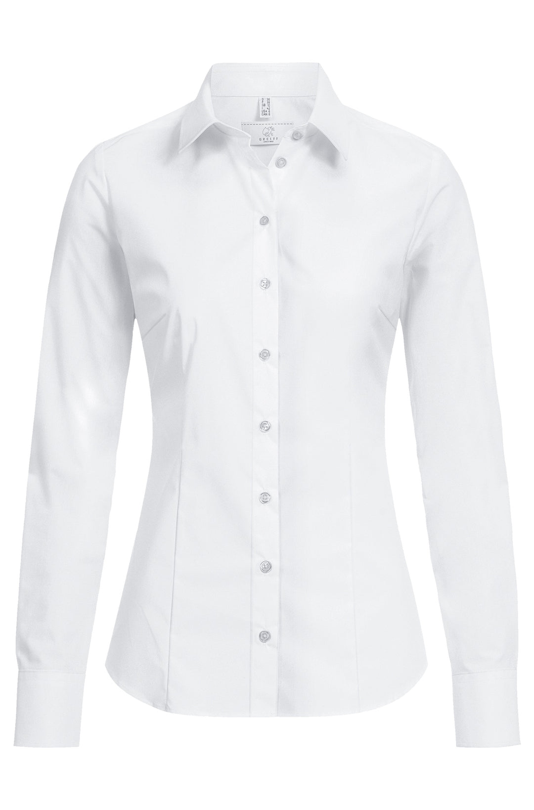 Business Damenbluse Slim Fit mit Kentkragen
