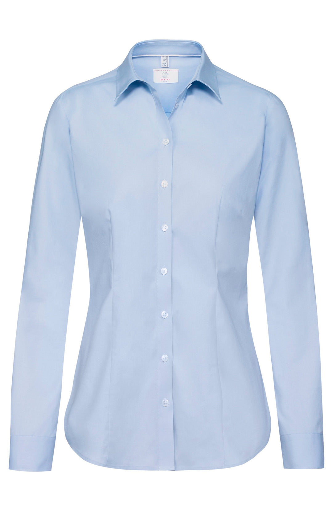 Leichte Service Damenbluse / Regular Fit / Kentkragen