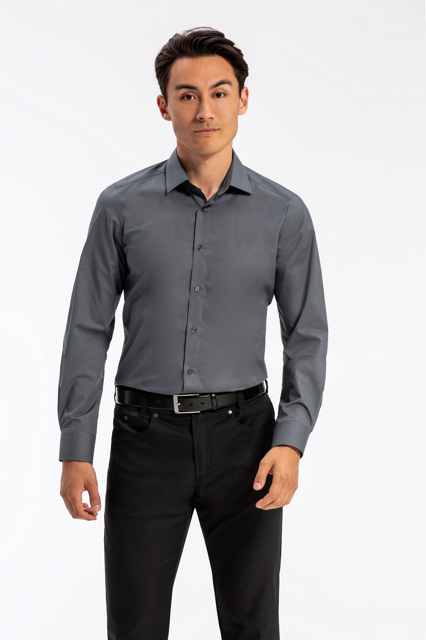 Men shirt Slim Fit / New Kent collar