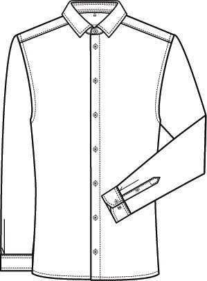 Men shirt Regular Fit / New-Kent-Kragen