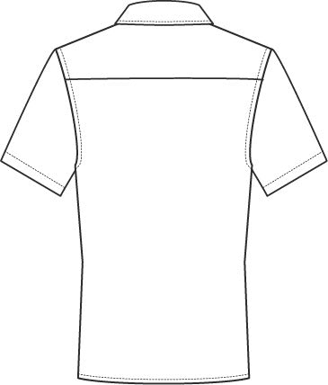 Men shirt Regular Fit Kurzarm / New-Kent-Kragen