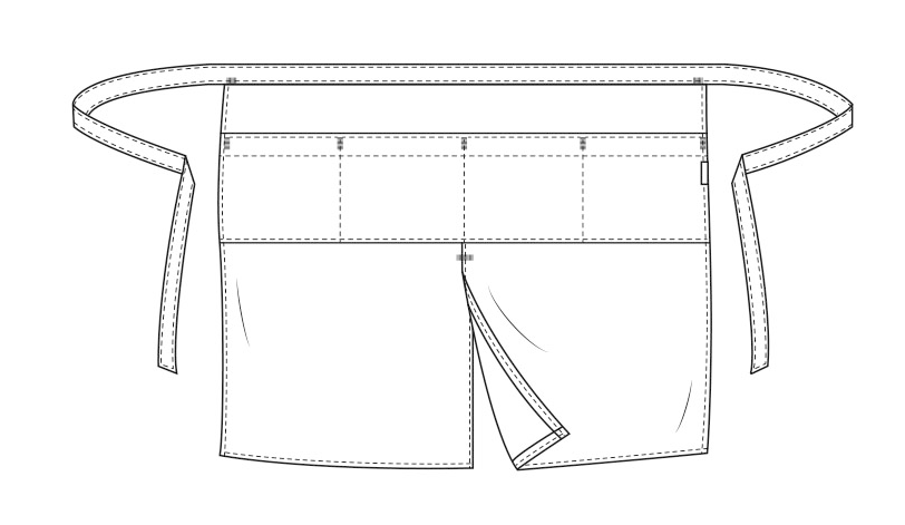 Service Schürze 4-POCKETS