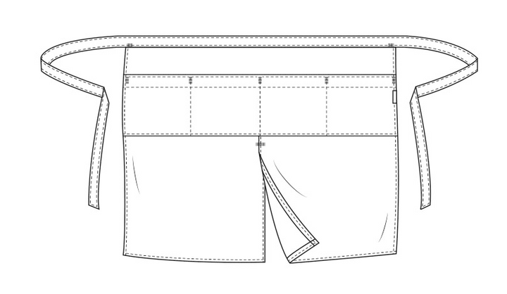 Service Schürze 4-POCKETS