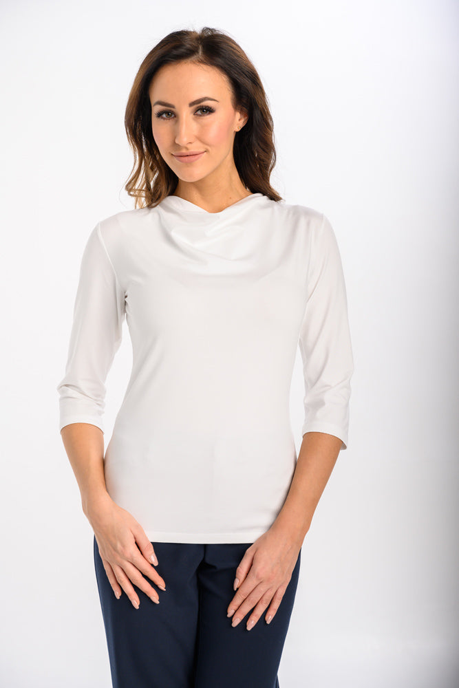 Damen Wasserfall-Shirt 3/4 Arm