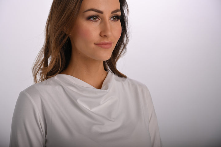 Damen Wasserfall-Shirt 3/4 Arm