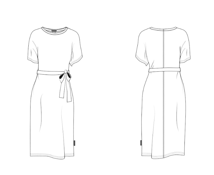 Hostess Kleid - Dress Fennel