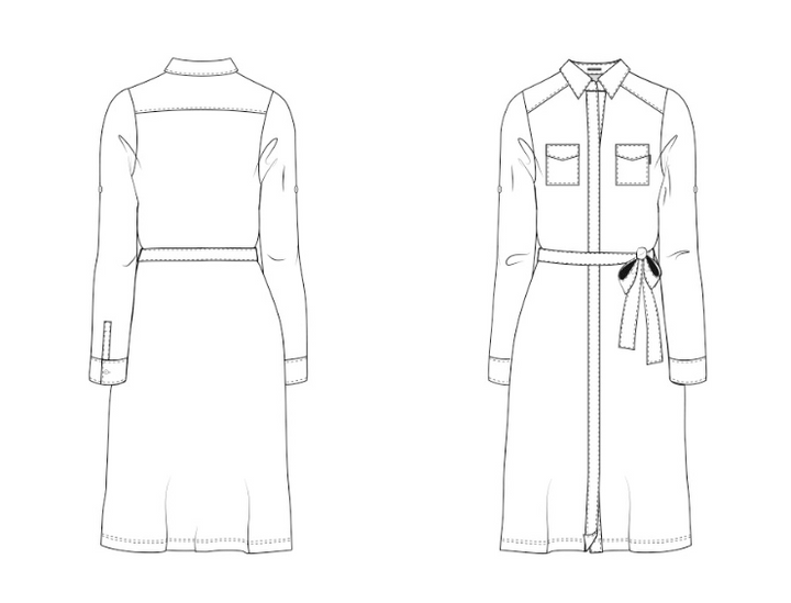 Hostess Kleid Ginger